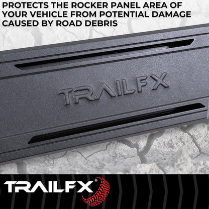 TrailFX A6 Running Boards for Nissan Frontier Crew Cab (AL6014B)