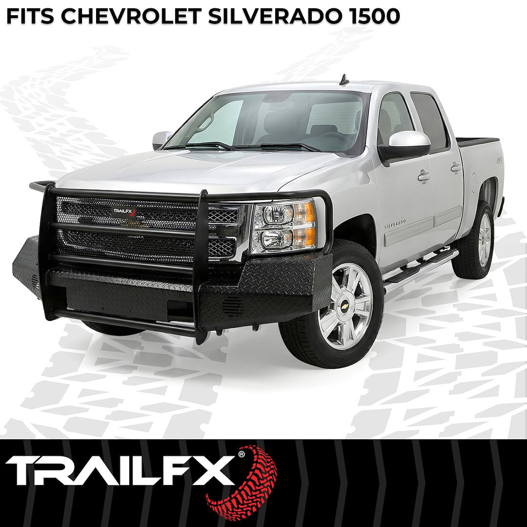 TrailFX Front Full Replacement Bumper for Chevrolet Silverado 1500 (FX3007A)