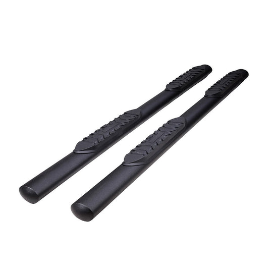 TrailFX 4" Oval Straight Step Bar For Ford Bronco 2 Dr- Black (A1556T)