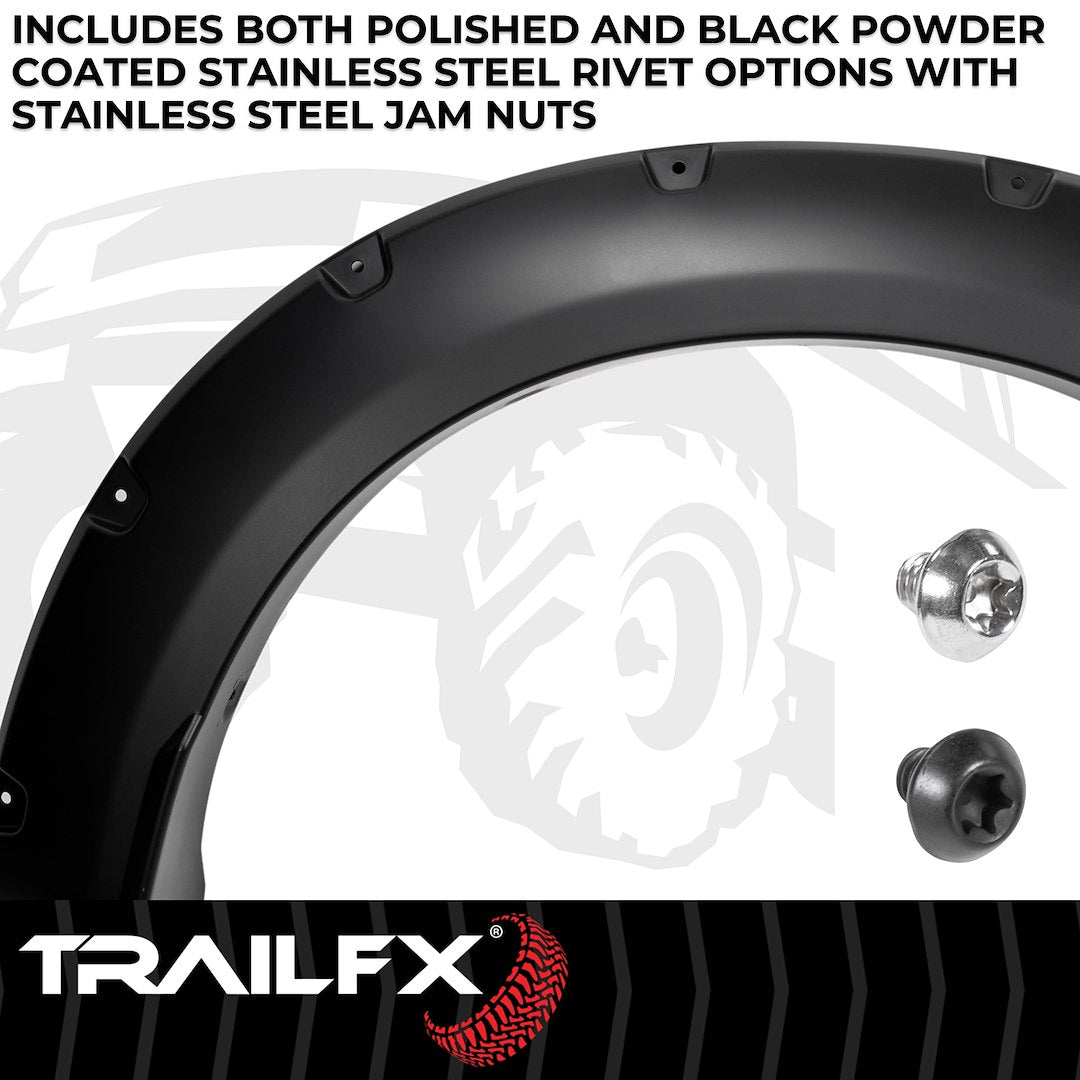 TrailFX Pocket Style Fender Flares For Ford Superduty (TFF3008S)