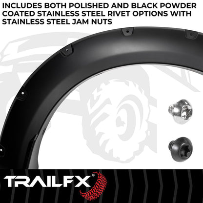 TrailFX Pocket Style Fender Flares For Ford Superduty (TFF3008S)