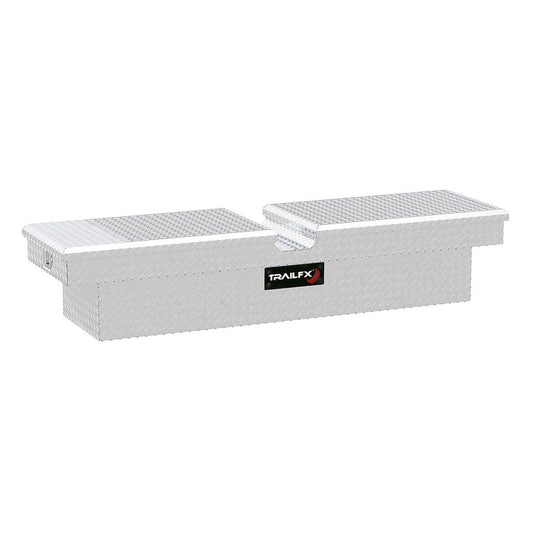 TrailFX 69 Inch Aluminum Gullwing Crossover Toolbox- Brite (140701)