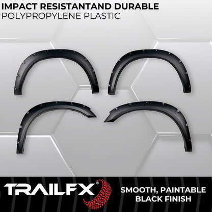 TrailFX Pocket Style Fender Flares For Ram 2500/3500, Textured (TFD3004T)