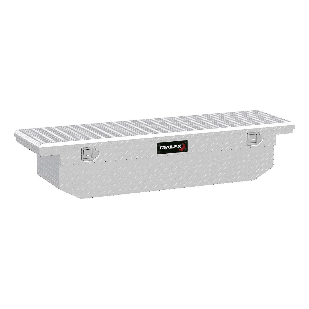TrailFX 69 Inch Aluminum Low Profile Single Lid Crossover Toolbox- Brite (120701)