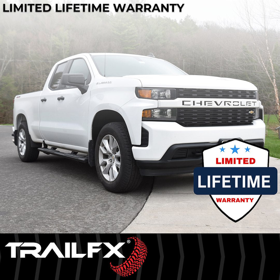 TrailFX A4 Step Bars For GM Silverado/Sierra Crew Cab (AL4004B)