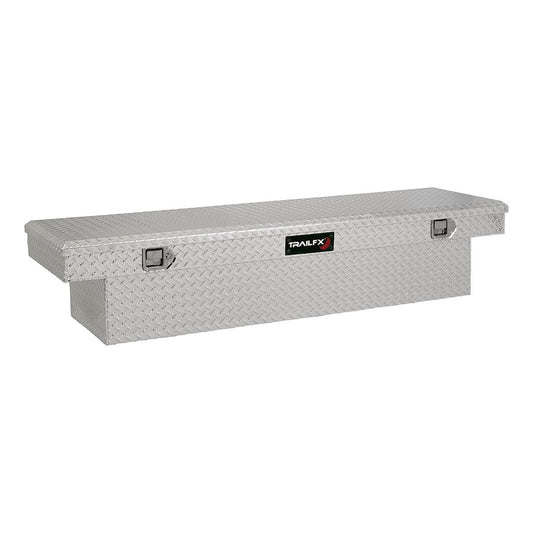 TrailFX 69 Inch Aluminum Single Lid Crossover Toolbox- Brite (110701)