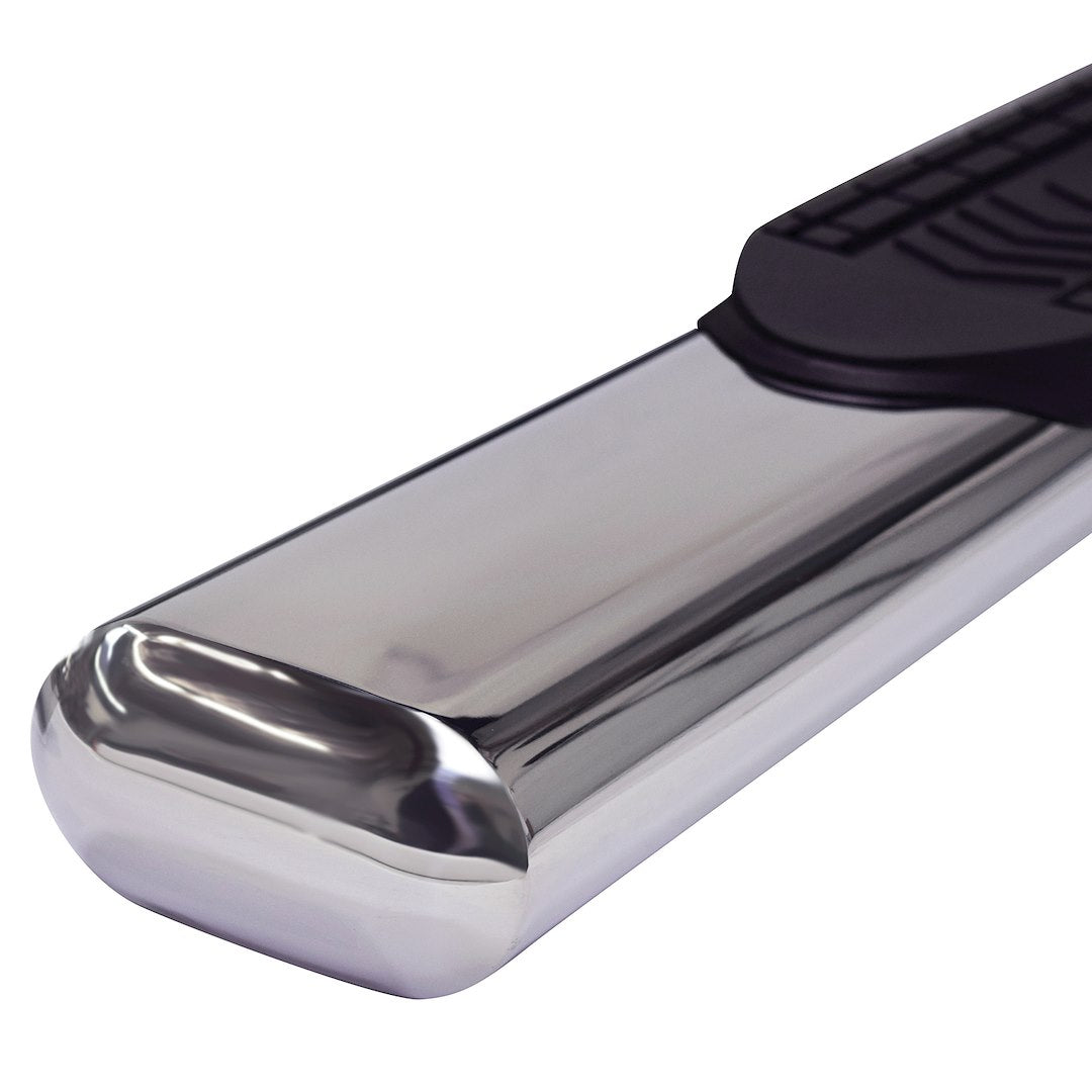 TrailFX 6" Oval Bent Step Bar For GM Silverado/Sierra Crew- Stainless (A8252S)