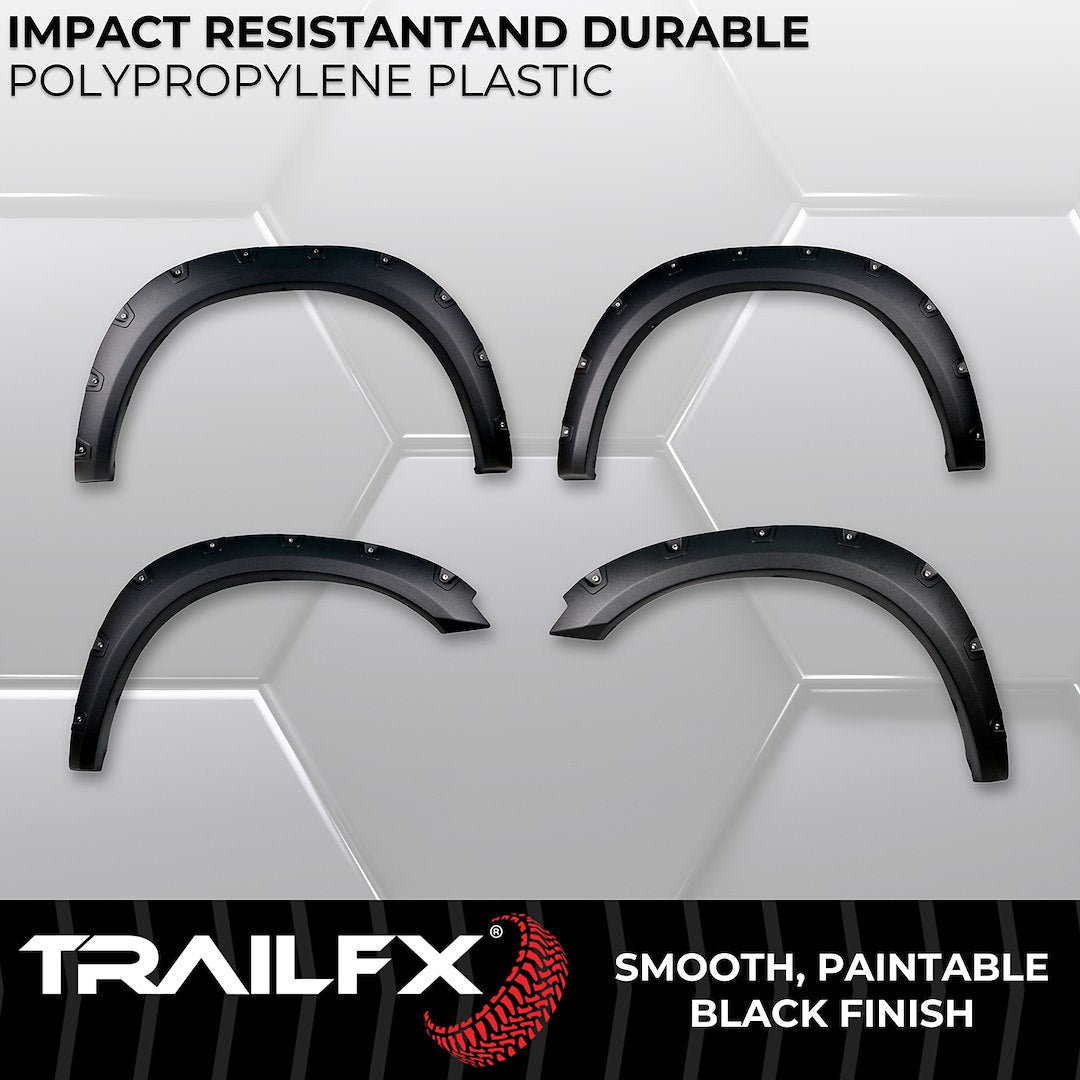 TrailFX Pocket Style Fender Flares For Ram 1500, Textured (TFD3002T)
