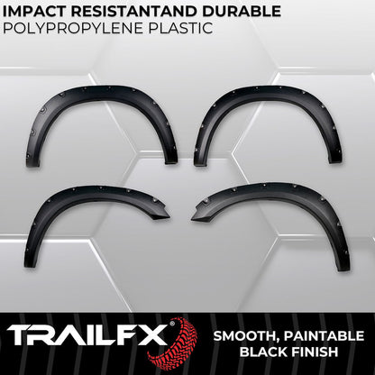 TrailFX Pocket Style Fender Flares For Ram 1500, Textured (TFD3002T)