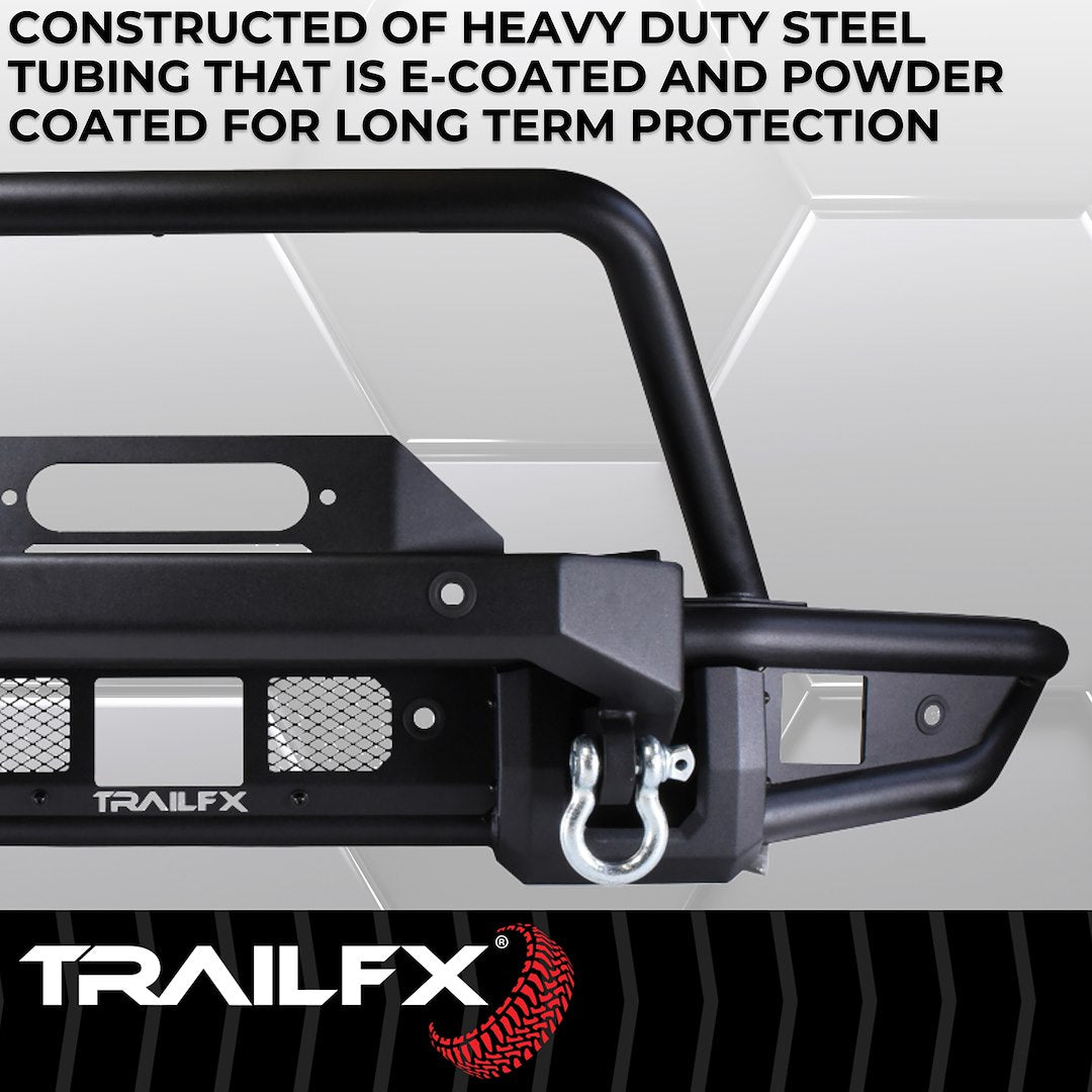 TrailFX Winch Mount Front Bumper For Ford Bronco (BR002T)