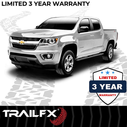 TrailFX T4 Trapezoid Step Bar For GM Colorado/Canyon Extended-Black (A4010B)