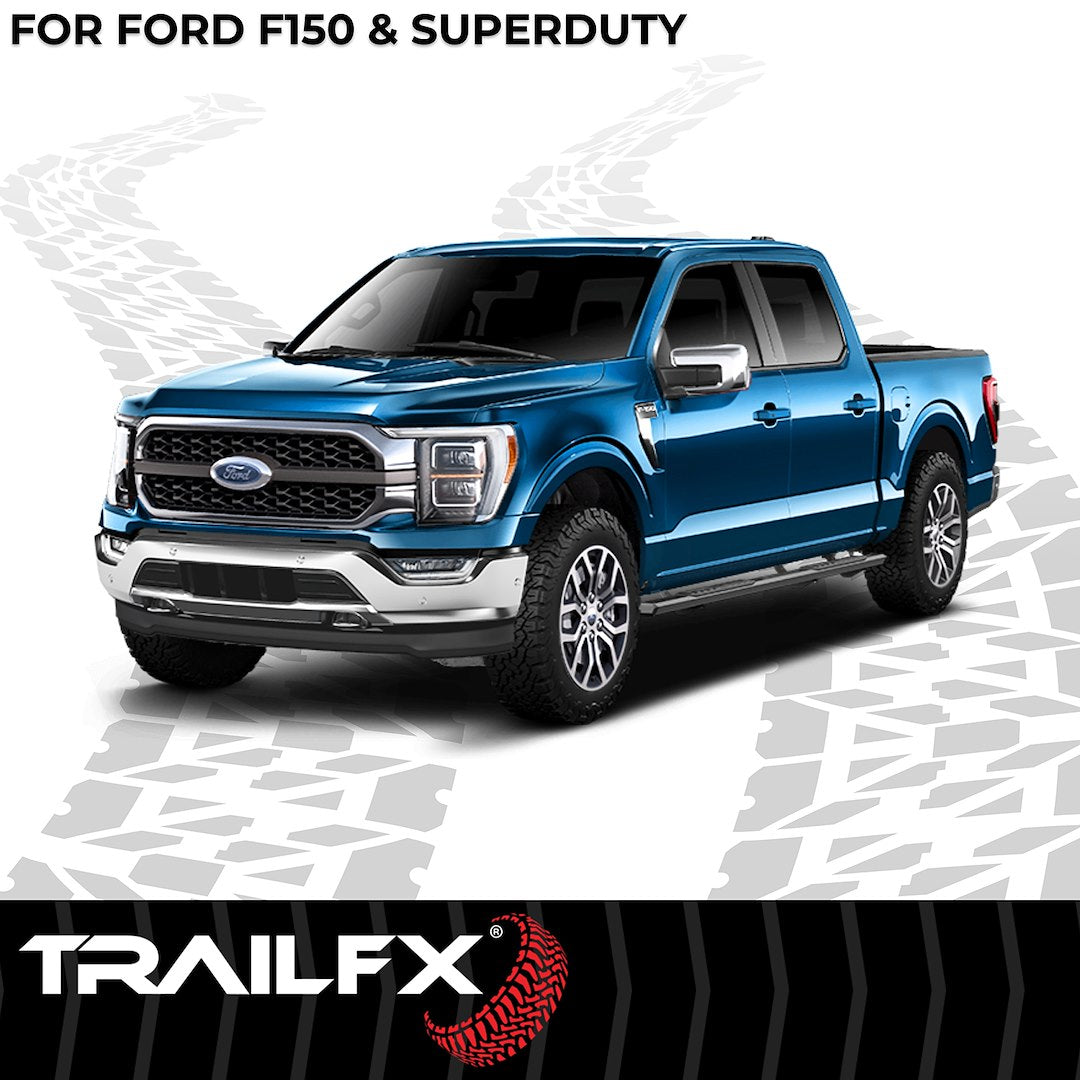 TrailFX A4 Step Bars For Ford F150-F350 Crew Cab(AL4012B)