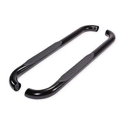 TrailFX 3" Round Step Bar For GM Silverado/Sierra Standard- Black (A0032B)