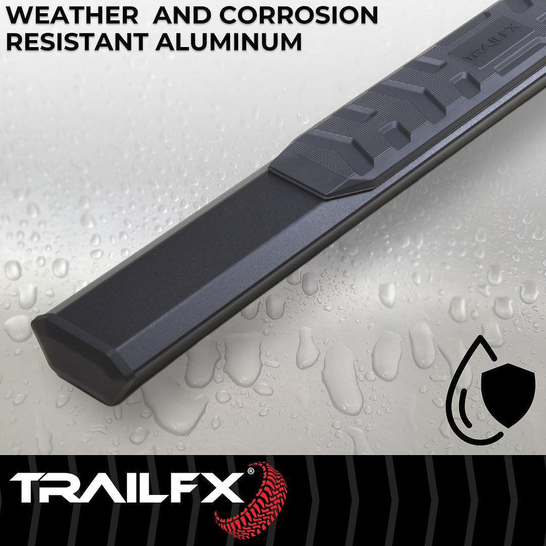 TrailFX A4 Step Bars For Toyota Tacoma Double Cab (AL4017B)
