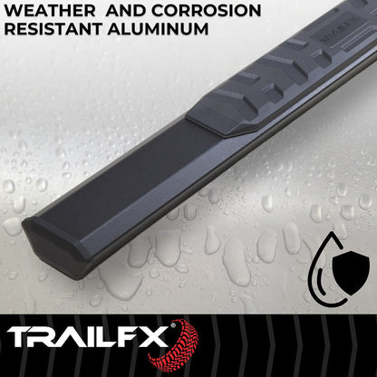 TrailFX A4 Step Bars For Toyota Tacoma Double Cab (AL4017B)