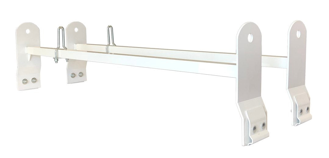 TrailFX Universal Van Ladder Rack 2 Bar Rain Gutter Mount (FCLR004W)