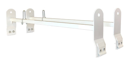 TrailFX Universal Van Ladder Rack 2 Bar Rain Gutter Mount (FCLR004W)