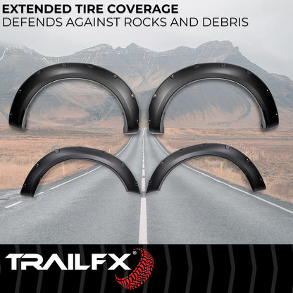TrailFX Pocket Style Fender Flares For Ford Superduty (TFF3008S)