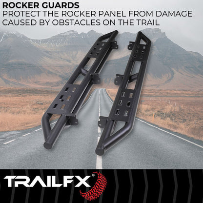 TrailFX Rocker Guards for Ford Bronco 4 Door (BR011T)