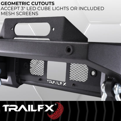 TrailFX Winch Mount Front Bumper For Ford Bronco (BR002T)