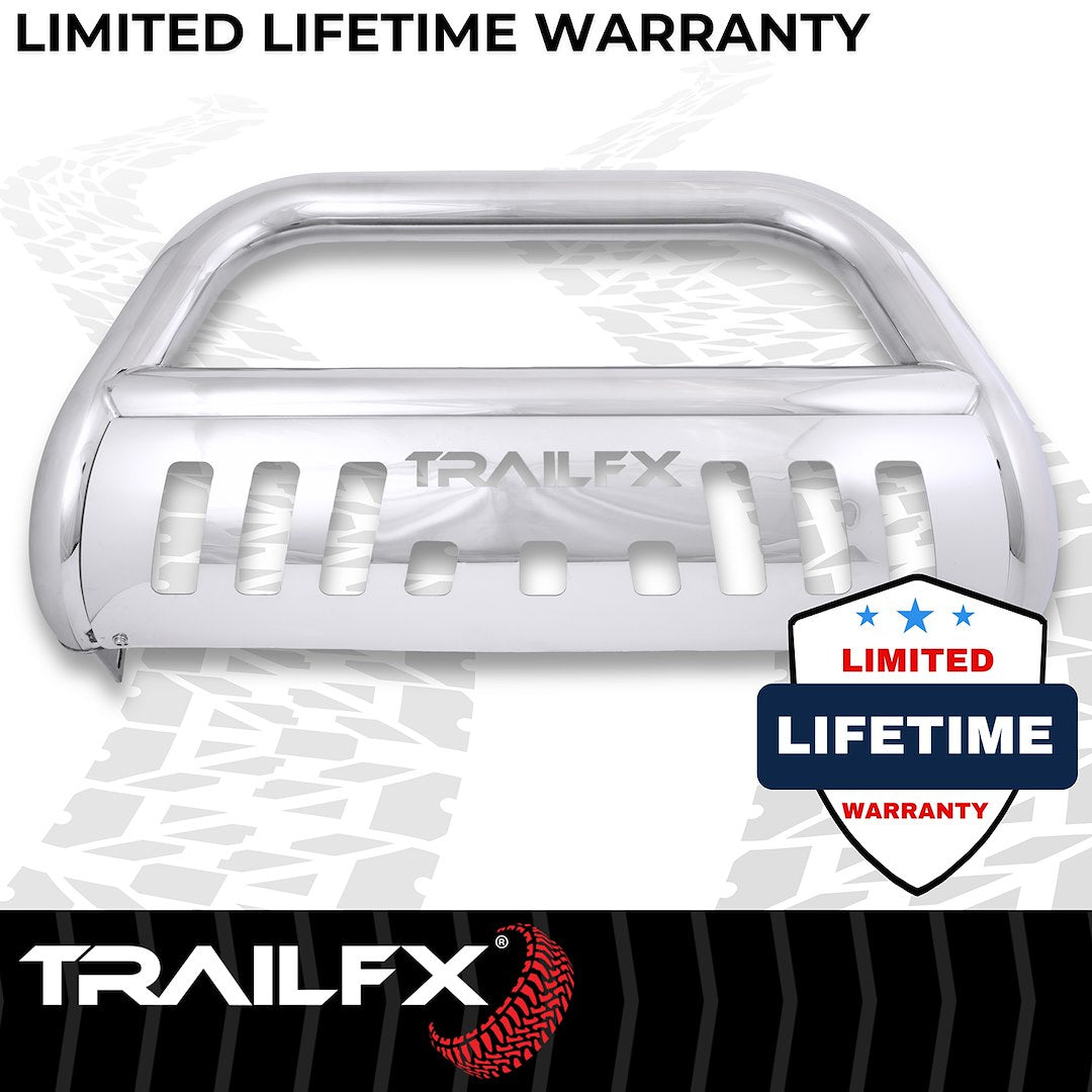 TrailFX 3" Round Bull Bar For Toyota Tacoma-Stainless (B0030S)