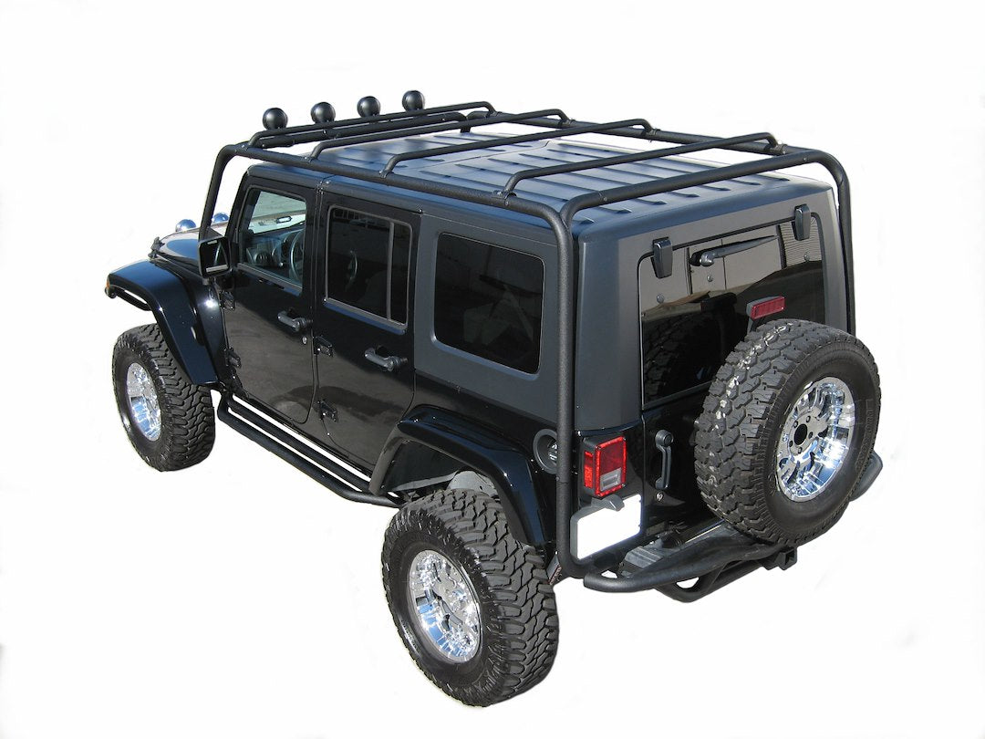 TrailFX Roof Rack for Jeep Wrangler JK 4 Door (J029T)