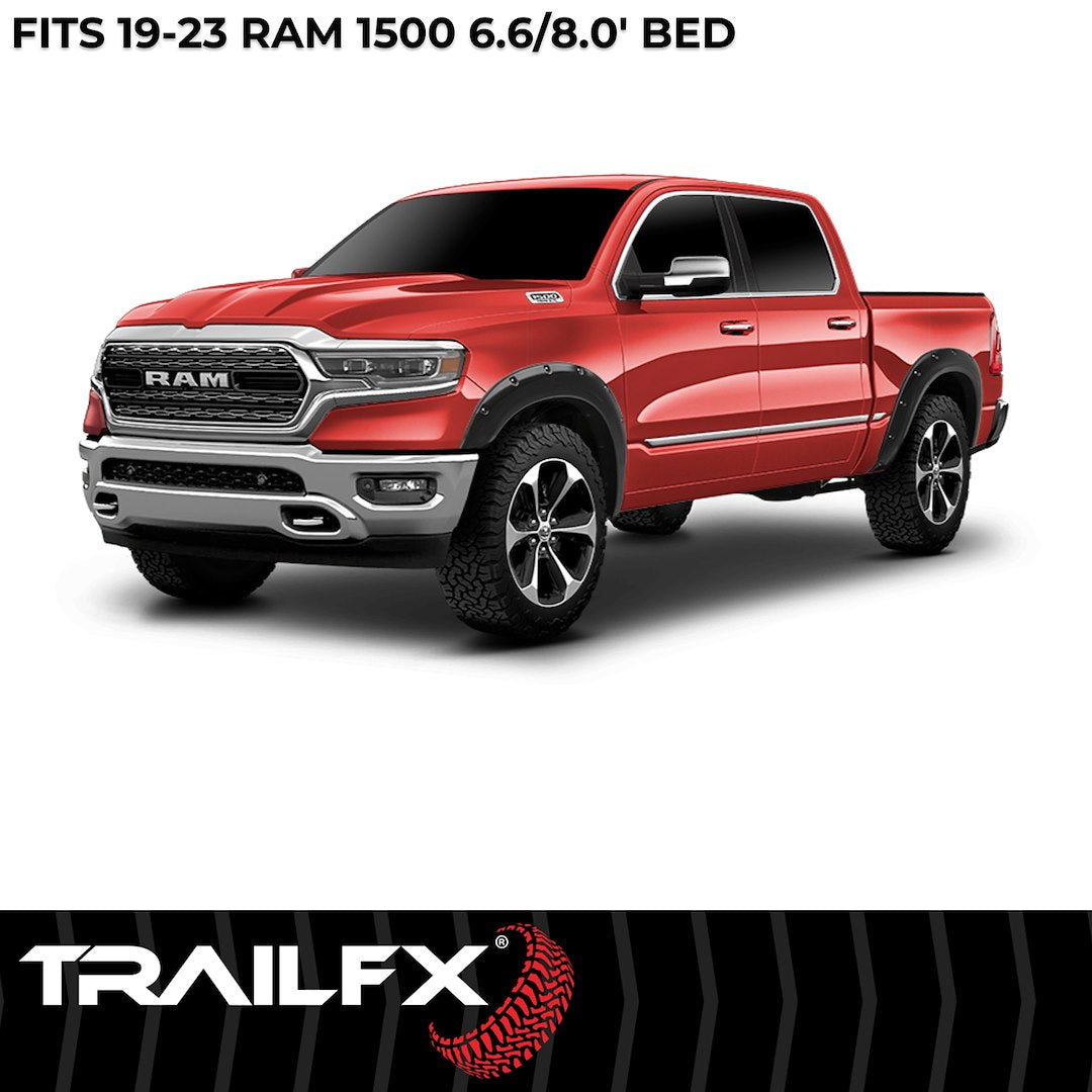 TrailFX Pocket Style Fender Flares for Ram 1500 (TFD3005S)