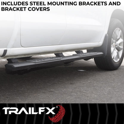 TrailFX A4 Step Bars For Nissan Frontier Crew Cab (AL4021B)