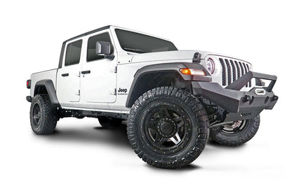TrailFX Full Width Front Bumper with Skid Plate and Winch Mount For Jeep Wrangler JL/Gladiator (JL07T)