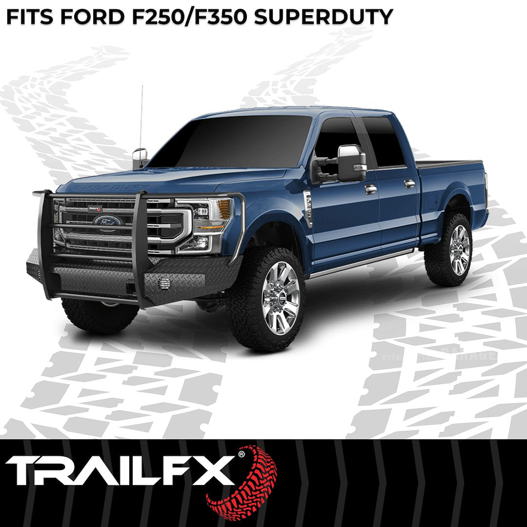 TrailFX Front Full Replacement Bumper for Ford Superduty (FX3023A)