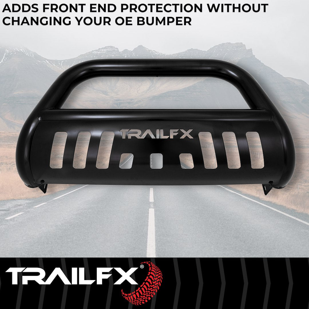 TrailFX 3" Round Bull Bar For Ford F150/Expedition- Black (B0028B)