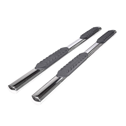 TrailFX 4" Oval Straight Step Bar For Ford Ranger Crew- Stainless (A1550S)