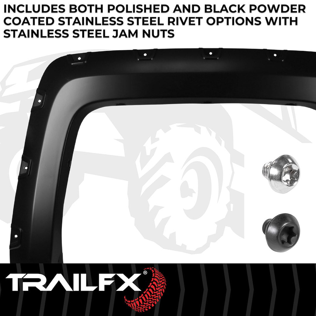 TrailFX Pocket Style Fender Flares For Chevrolet Silverado 1500 (TFC3003S)