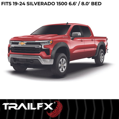 TrailFX Pocket Style Fender Flares For Chevrolet Silverado 1500 (TFC3005S)