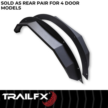 TrailFX Rear Angled Fender Flares For Ford Bronco 4 Door (BR008T)