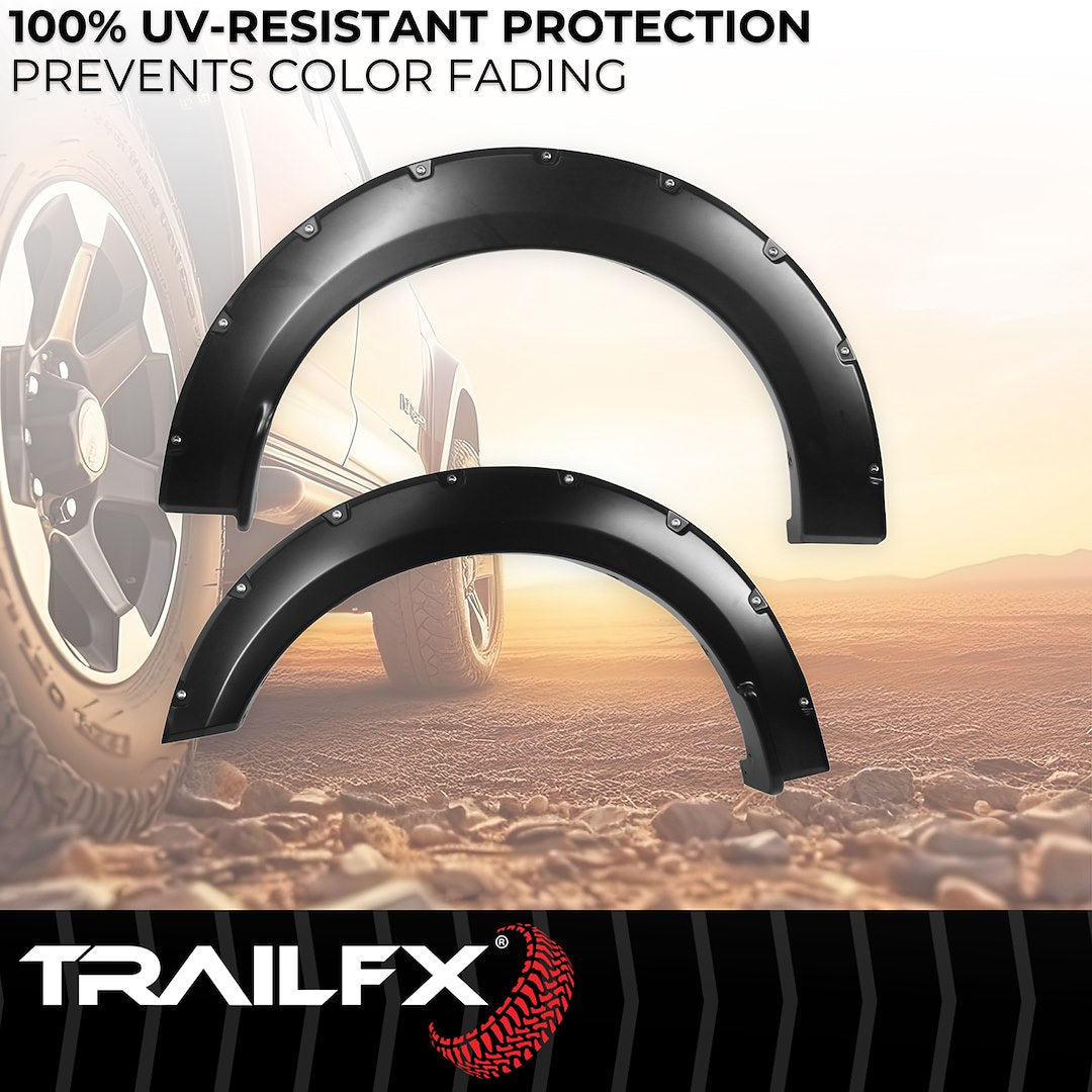 TrailFX Pocket Style Fender Flares for Ford F150 (TFF3006S)