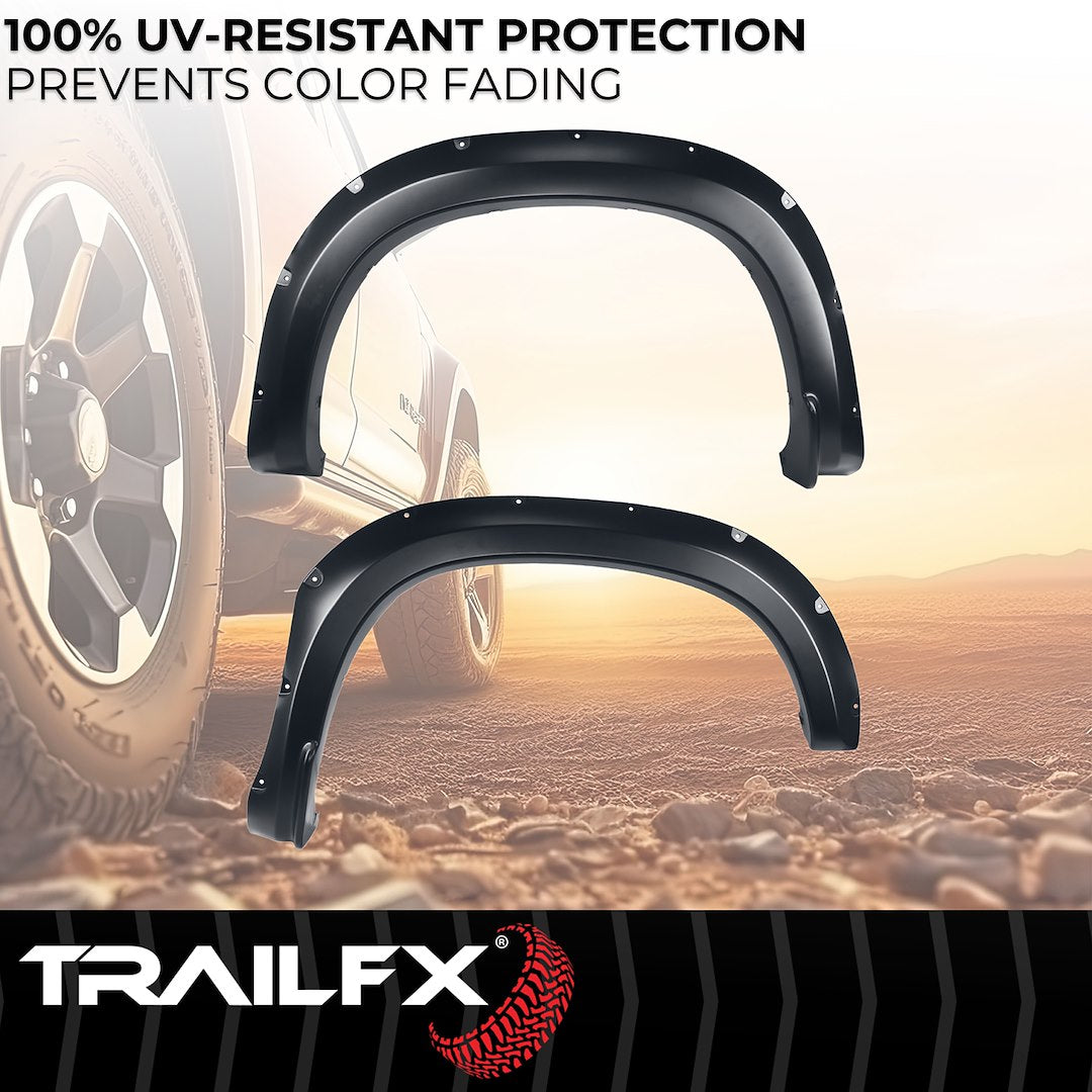 TrailFX Pocket Style Fender Flares For Chevrolet Silverado 1500 (TFC3005S)