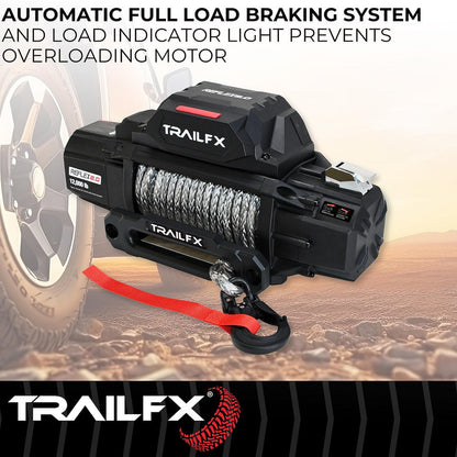 TrailFX Reflex 2.0 Synthetic Rope Winch 12000 Lb (WRS212B)