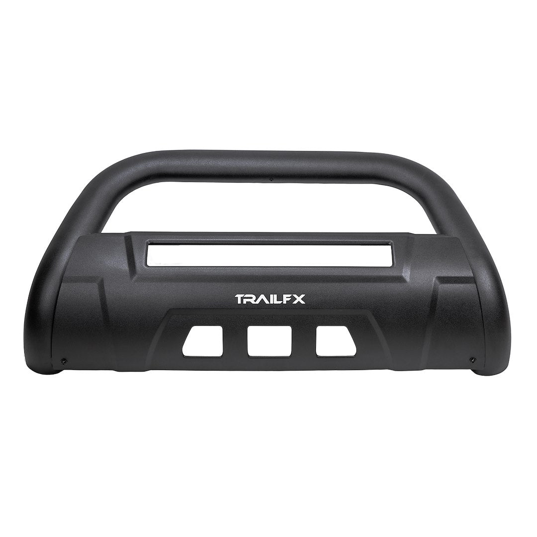 TrailFX 3.5" Oval Bull Bar w/Light Option For Toyota Tundra- Black (B1614T)