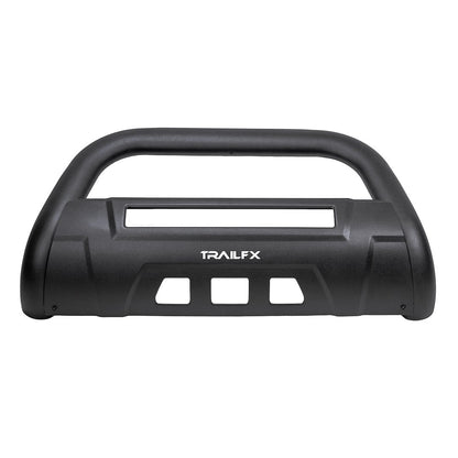 TrailFX 3.5" Oval Bull Bar w/Light Option For Toyota Tundra- Black (B1614T)