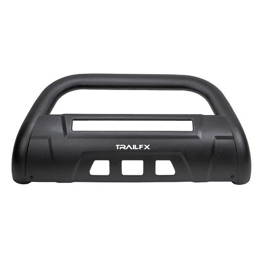 TrailFX 3.5" Oval Bull Bar w/Light Option For Toyota Tundra- Black (B1614T)