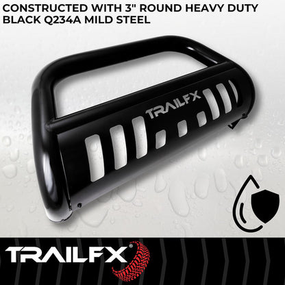 TrailFX 3" Round Bull Bar For Ford F150/Expedition- Black (B0028B)