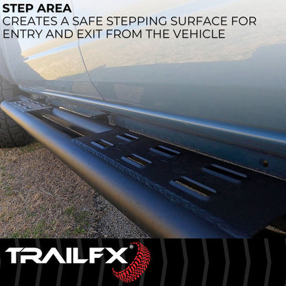 TrailFX Rocker Guards for Ford Bronco 4 Door (BR011T)