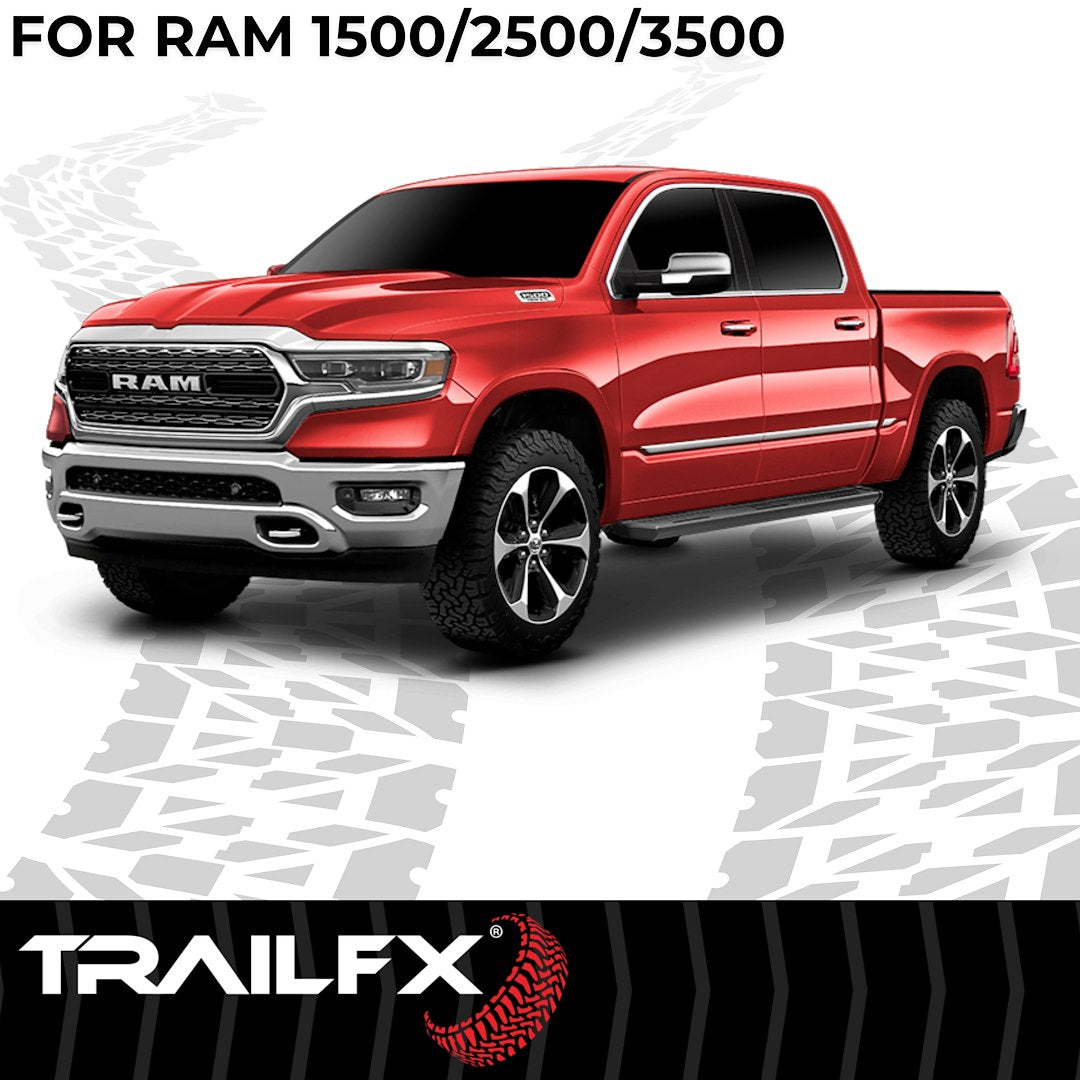 TrailFX A6 Running Boards for RAM 1500/2500/3500 Crew Cab (AL6011B)