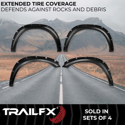TrailFX Pocket Style Fender Flares For Ram 1500 (TFD3002S)
