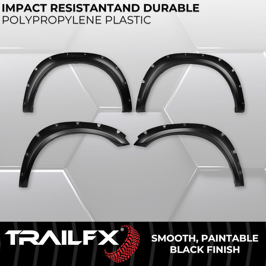 TrailFX Pocket Style Fender Flares For Ram 1500 (TFD3002S)