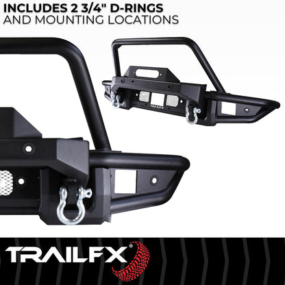 TrailFX Winch Mount Front Bumper For Ford Bronco (BR002T)