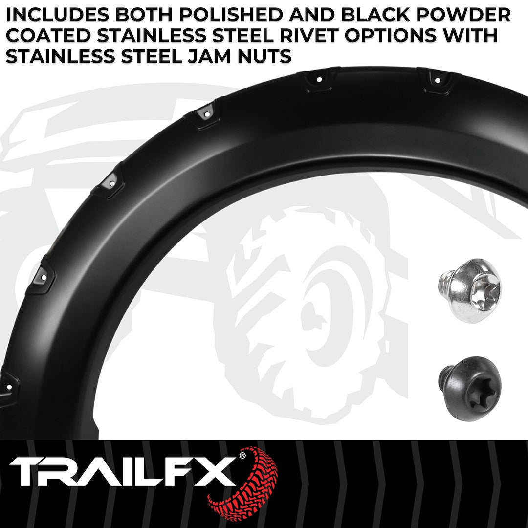 TrailFX Pocket Style Fender Flares for Ford F150 (TFF3001S)