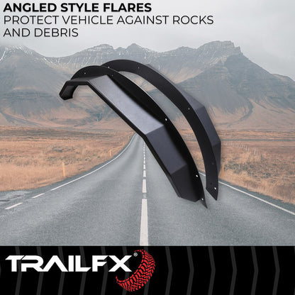 TrailFX Rear Angled Fender Flares For Ford Bronco 4 Door (BR008T)