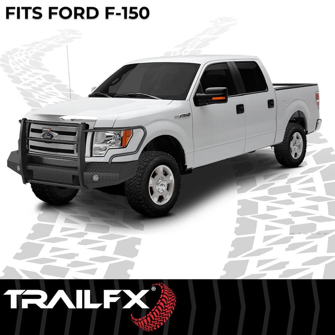 TrailFX Front Full Replacement Bumper for Ford F150 (FX3013A)